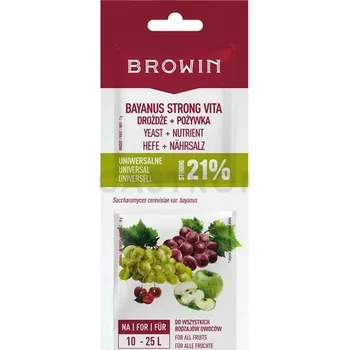Kvasnice se živinami univerzální Bayanus Strong Vita, 17 g | BROWIN, 400537