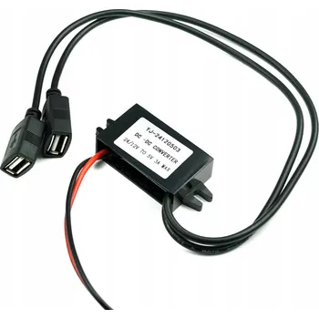 Měnič napětí Měnič Napětí nabíječka 12V-24V na 5V 3A 15W 2 x USB