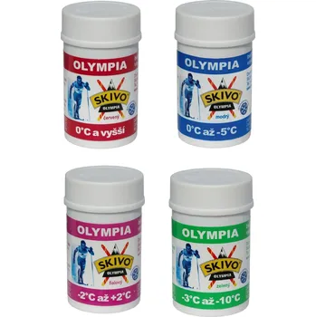 Lyžařský vosk Běžecký stoupací vosk SKIVO Olympia - 40g fialová