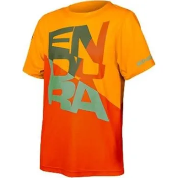 cyklistický dres Dres ENDURA SingleTrack Core E7158OT - Tangerine, dětský Velikost: 146-157/11-12, Varianta: tangerine