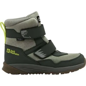 Dámská zimní obuv Dětská zimní obuv Jack Wolfskin POLAR BEAR-B TEXAPORE MID VC J 36 Zelená, Světle zelená