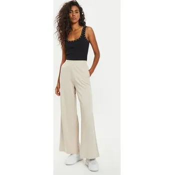 Dámské kalhoty Tatuum Kalhoty z materiálu Nake T2418.145B Béžová Regular Fit XL