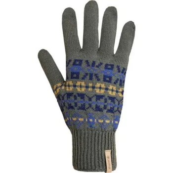 Rukavice Kama pletené Merino rukavice R114 106 - tmavě zelená S