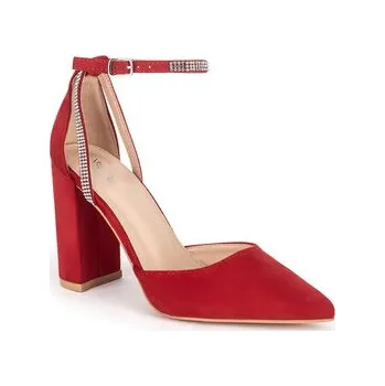 Dámské lodičky Lodičky DeeZee WSS20601-01 Červená 40