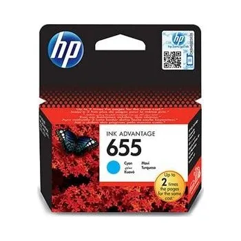 HP 655 azurová inkoustová kazeta, CZ110AE