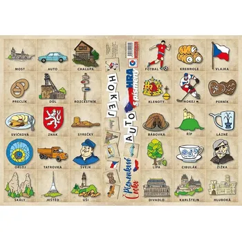 Desková hra Stolní hra Baloušek Hra - Písmenková Česká republika