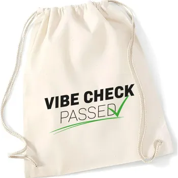 Městský batoh TRK Vak na záda VIBECHECK Barva: Natural