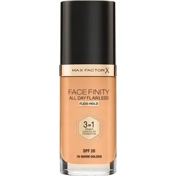 Podkladová báze na tvář Max Factor Facefinity 3-In-1 podkladová báze 76 Warm golde