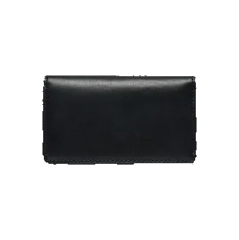 Peněženka Tommy Hilfiger Luxe Leather Med Flap AW0AW16576 Černá OS