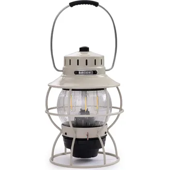 kempingová lampa BAREBONES | Železniční lucerna | Bílá | Výkon 200lm | Rozptýlené světlo