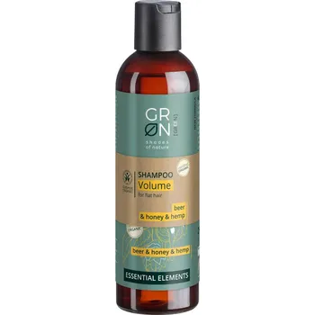 Šampon GRoN Šampon pro objem pivo & med & konopí 250 ml BIO