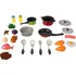 nádobí do dětské kuchyňky Kruzzel 16876 sada kuchyňského nádobí pro děti 22 dílů