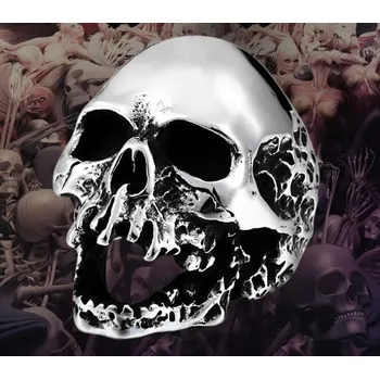 Prsten Prsten lebka (ocelový) 6 (Prstýnek lebka (ocel) 6)