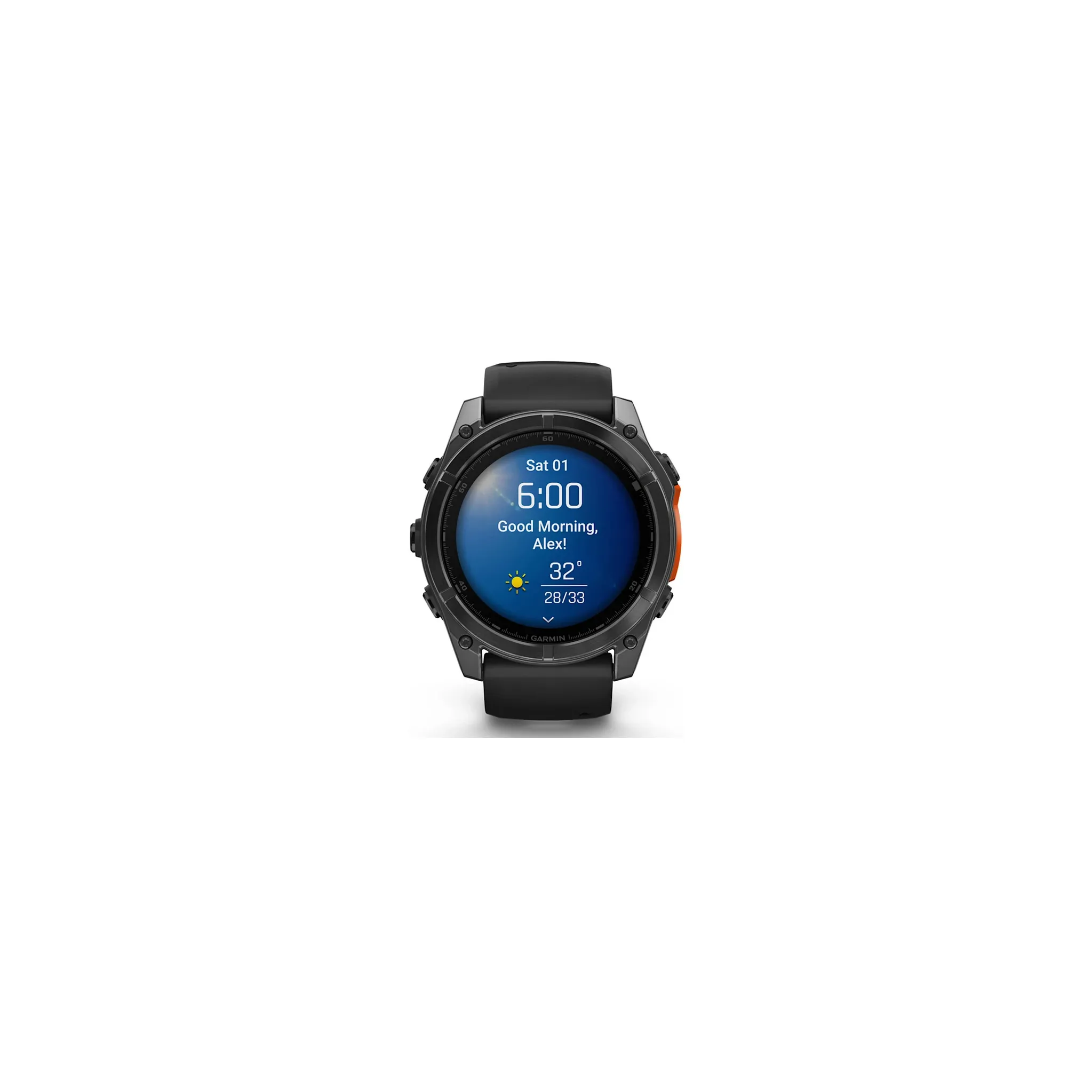 Fotografie 9 - Chytré hodinky Garmin fēnix 8 51 mm Slate Gray Black Silicone Band