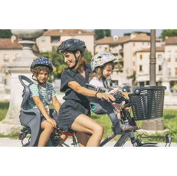 cyklosedačka Dětská sedačka na kolo Bellelli Little Duck Standard LUX šedá