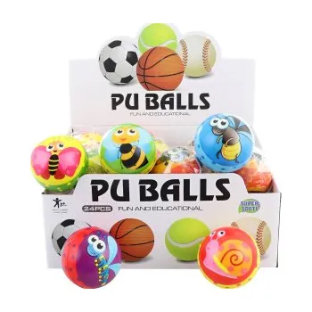 Dětský míč Míček hmyz 7 cm 24/bal