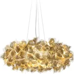 SLAMP CLISL00GNM01T00000EU Clizia Mama Non Mama Gold Large, designové svítidlo s čirým kabelem, 4x12W E27, prům. 78cm