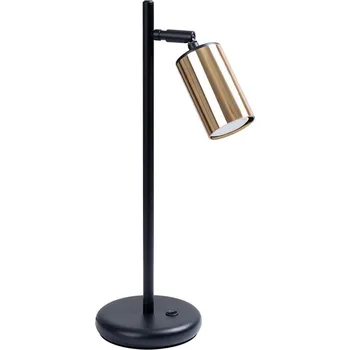 Lampička Sollux SL.1389 - Stolní lampa WINX 1xGU10/10W/230V černá/zlatá