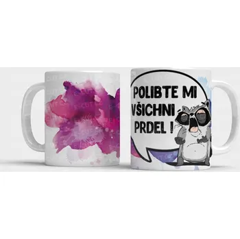 Hrnek Polibte mi všichni prdel! - Tyrkysová