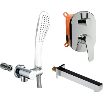Kotel Mereo Eve Mereo Vanový set s dvoucestnou podomítkovou bateríí CB650VE1