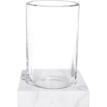 Sklenka na zubní kartáček Q-BATH 1520 Carrarský mramor