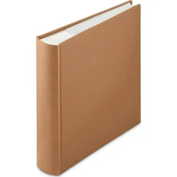 Fotoalbum Hama memo WRINKLED 10x15/200, hnědá, popisové pole, zasouvací 7617