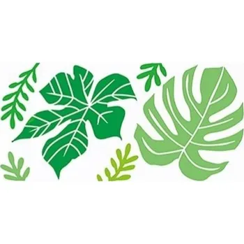 Plast. šablona, LISTY 6, 15x29,9 cm, 1ks