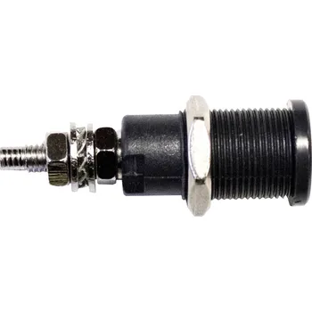 Elektrická zásuvka Mueller Electric BU-31607-0 adaptérový konektor - černá