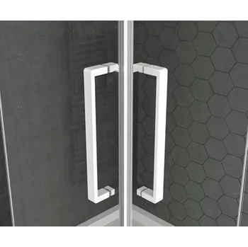 Madlo do koupelny form&style tvar U bílá