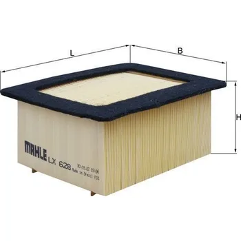 Vzduchový filtr Vzduchový filtr MAHLE LX 628