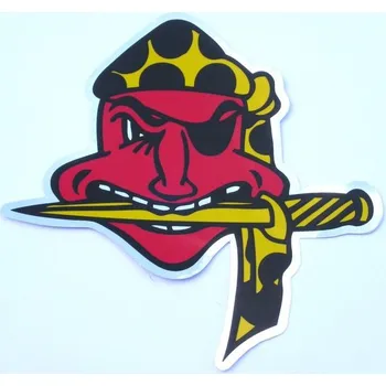 Samolepicí dekorace na vozidlo Samolepka Pirát s nožem autosamolepka