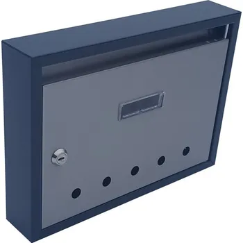 Poštovní schránka PANEL RAL7016 + nerez poštovní schránka