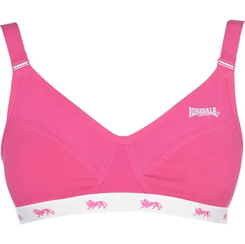 Podprsenka dámská podprsenka LONSDALE - BRIGHT ROSE - 34E (75E) (Lonsdale Crop Top Ladies)