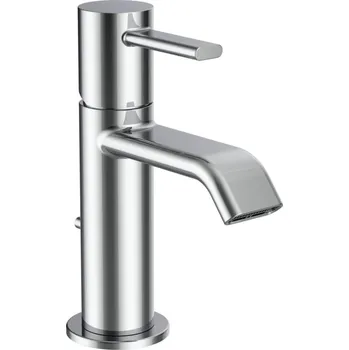 Meda - umyvadlová páková baterie, pevný výtok 95 mm, s automatickou výpustí HF506601100000