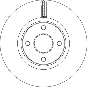 Brzdový kotouč Brzdový kotouč TRW DF6761S