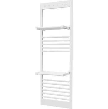 Radiátor Isan Rytmo s háčky 1215x600 kombinovaný topný žebřík 558 W, DRTH12150600 Barva ISAN: Lávový popel - struktura S33 (27)