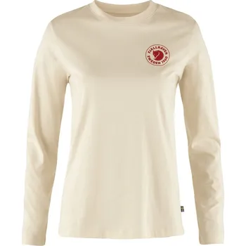Dámské tričko tričko dámské FJÄLLRÄVEN 1960 Logo T-shirt LS W Chalk White - M