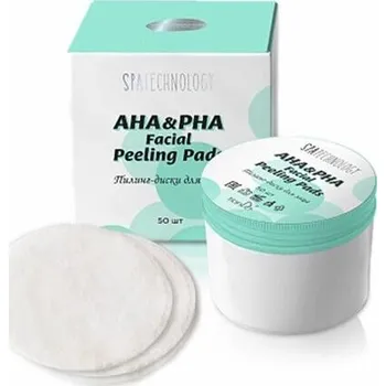 Přípravek na čištění pleti a oči Peelingové tampony na obličej s obsahem kyselin AHA a PHA