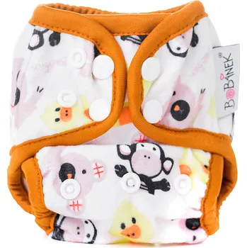 Plenkové kalhoty Bobánek Novorozenecké extra jemné svrchní kalhotky patentky - Zvířátka