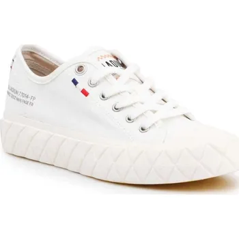 Dámská fitness obuv Stylové bílé tenisky Palladium Star z bavlněného plátna, EU 40 i476_83528051