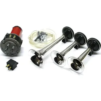 Houkačka Fanfára, Fanfáry chrom 3 tóny 12V