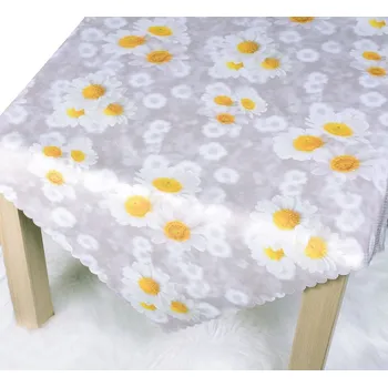 ubrus Ubrus s nešpinivou úpravou, Chryzantéma, šedá