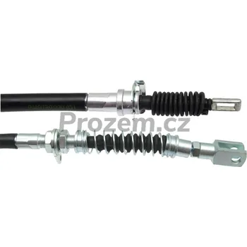 Lanko parkovací brzdy Lanko ruční brzdy levé, mechanické provedení, závit 16 mm, délka 1240 mm pro Massey Ferguson, Fendt, G716150030021, G716150030020