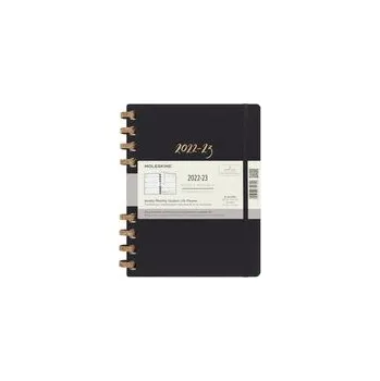 Diář Moleskine Spirálový plánovací zápisnik černý XL