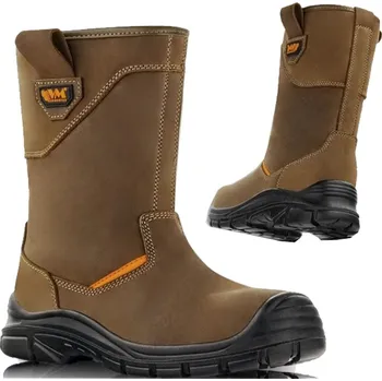 Pracovní obuv Zimní pracovní kožené boty Edinburgh