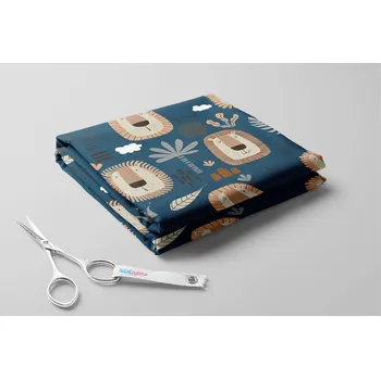 Fleece antipiling, Král džungle 2 Barva: Petrolej