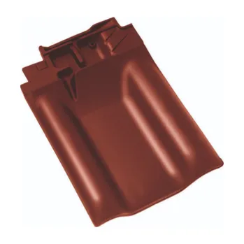 BRAMAC Taška zakončovací pro napojení hřebene Rubín 13 glazura kaštanově hnedá