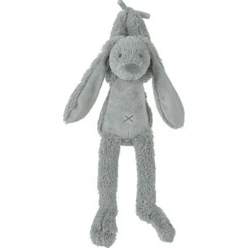 plyšák Plyšová hudební hračka Happy Horse Králíček Richie světle šedý