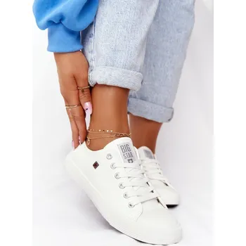 Dámská obuv Dámské Kozene Tenisky Big Star V274871 Barva: Bílá, Velikost: 41