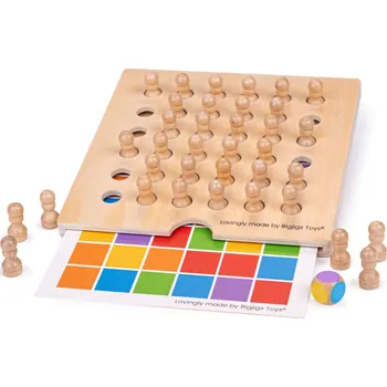 Desková hra Bigjigs Toys Paměťová hra Rozpoznávání barev, BJ34005